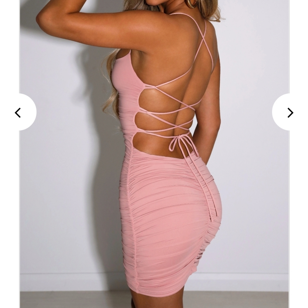 Babyboo Mini Dress in Mauve